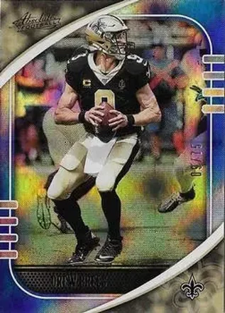 2020 Panini Absolute - Blue Diamonds #72 - Drew Brees - New Orleans Saints