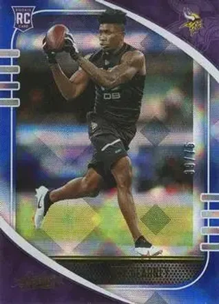 2020 Panini Absolute - Blue Diamonds #154 - Jeff Gladney - Minnesota Vikings