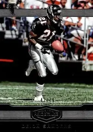 2016 Panini Plates & Patches #116 - Deion Sanders - Atlanta Falcons