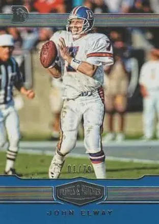 2016 Panini Plates & Patches #129 - John Elway - Denver Broncos