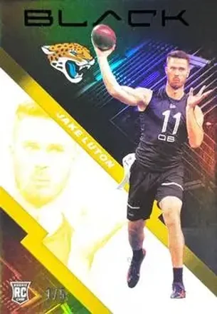 2020 Panini Black - Gold #178 - Jake Luton - Jacksonville Jaguars