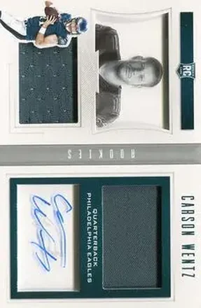 2016 Panini Playbook #102 - Carson Wentz - Philadelphia Eagles