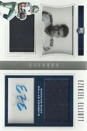 2016 Panini Playbook #104 - Ezekiel Elliott - Dallas Cowboys