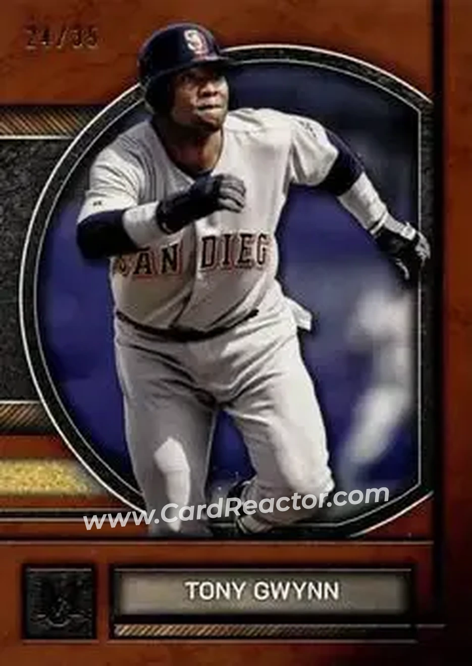 2025 Topps Museum Collection - Bronze #20 - Tony Gwynn - San Diego Padres - Front