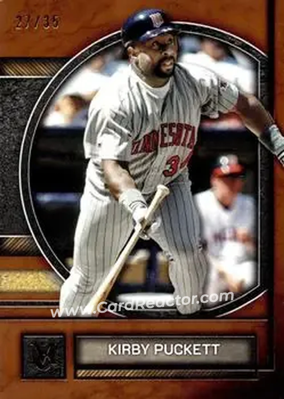 2025 Topps Museum Collection - Bronze #21 - Kirby Puckett - Minnesota Twins - Front