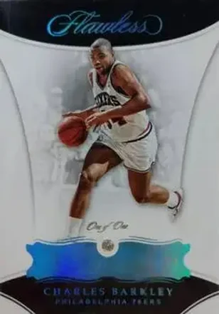2017-18 Panini Flawless - Platinum #92 - Charles Barkley - Philadelphia 76ers