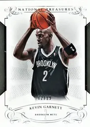 2013-14 Panini National Treasures #48 - Kevin Garnett - Brooklyn Nets