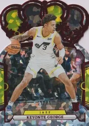 2023-24 Panini Crown Royale - Crystal Red #92 - Keyonte George - Utah Jazz