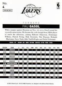 Back of Pau Gasol