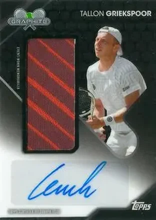 2026 Topps Graphite - Graphite Signature Relics #GSR-TGR - Tallon Griekspoor