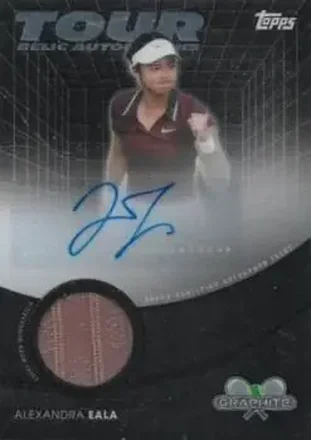 2026 Topps Graphite #TRA-AEA Tour Relic Autographs Alexandra Eala