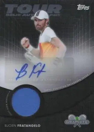 2026 Topps Graphite #TRA-BFO Tour Relic Autographs Bjorn Fratangelo