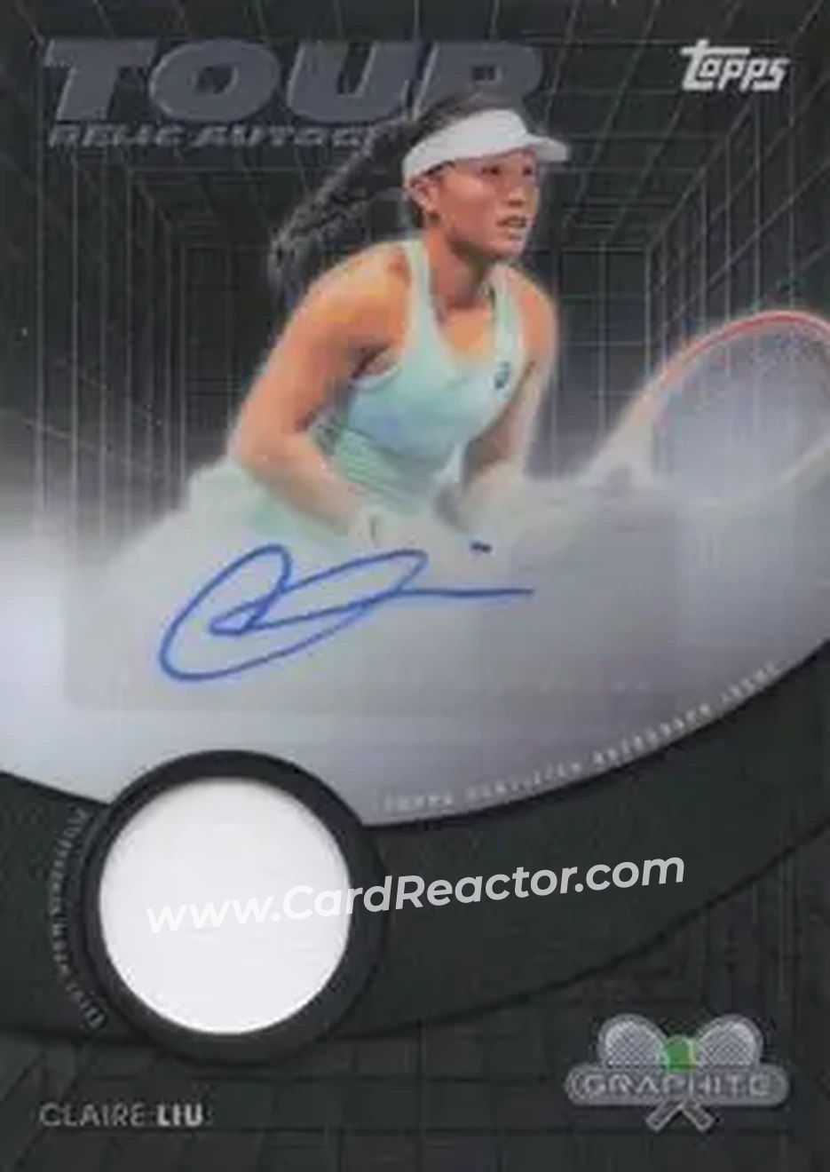 2026 Topps Graphite - Tour Relic Autographs #TRA-CLU - Claire Liu - Front