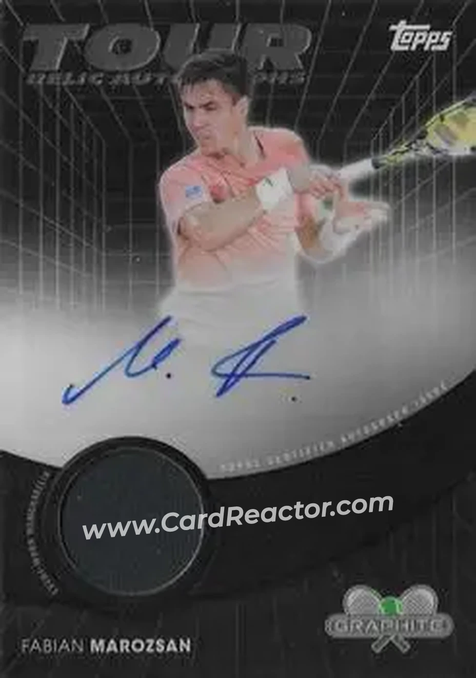 2026 Topps Graphite - Tour Relic Autographs #TRA-FMN - Fabian Marozsan - Front