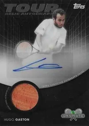 2026 Topps Graphite #TRA-HGN Tour Relic Autographs Hugo Gaston