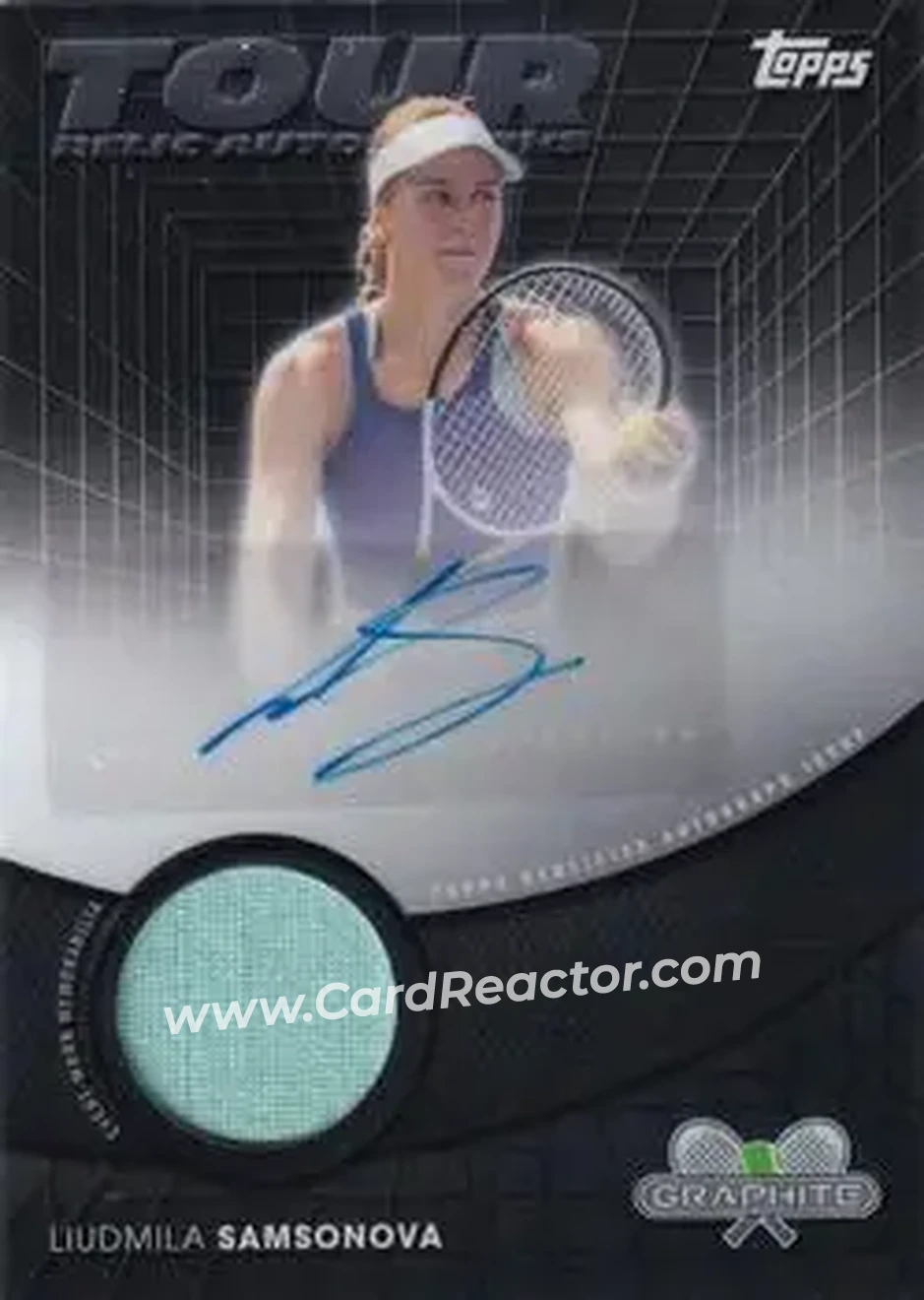 2026 Topps Graphite - Tour Relic Autographs #TRA-LSA - Liudmila Samsonova - Front