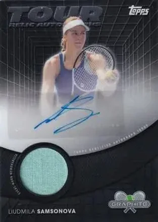 2026 Topps Graphite #TRA-LSA Tour Relic Autographs Liudmila Samsonova