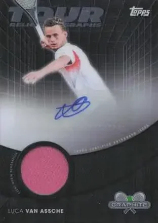 2026 Topps Graphite #TRA-LVA Tour Relic Autographs Luca Van Assche