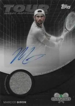 2026 Topps Graphite #TRA-MGN Tour Relic Autographs Marcos Giron