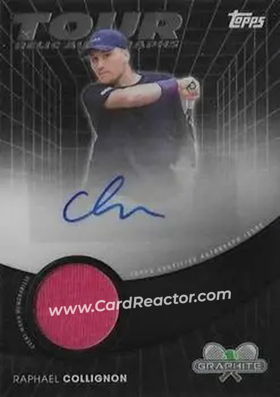 2026 Topps Graphite - Tour Relic Autographs #TRA-RCN - Raphael Collignon - Front