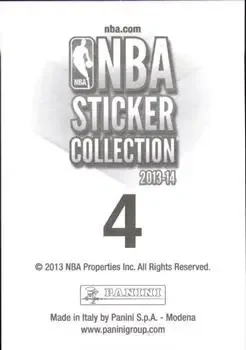 Back of Card #4
