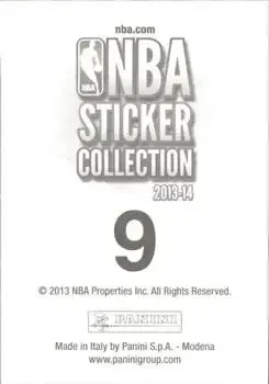 Back of Gerald Wallace