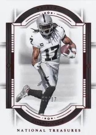 2023 Panini National Treasures - Jersey Number Red #54 - Davante Adams - Las Vegas Raiders