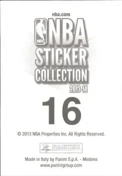 Back of Andray Blatche