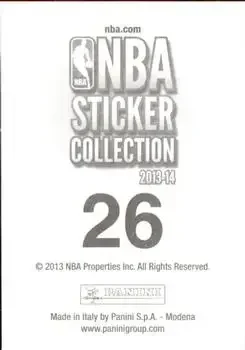 Back of Andrea Bargnani