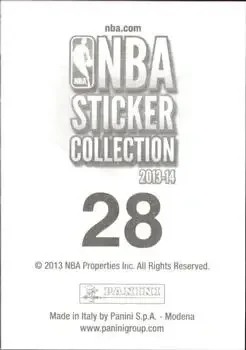Back of Amar'e Stoudemire
