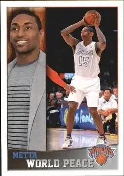 2013-14 Panini NBA Sticker Collection #30 Metta World Peace