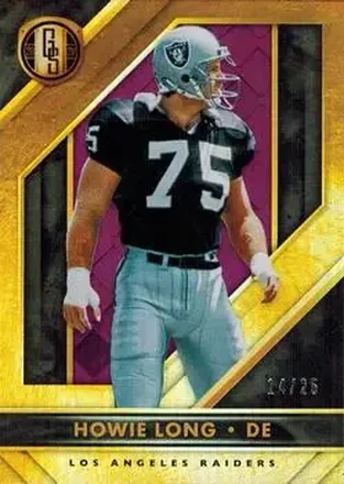 2020 Panini Gold Standard - Rose Gold #43 - Howie Long - Los Angeles Raiders