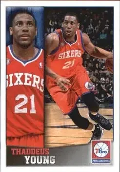 2013-14 Panini NBA Sticker Collection #40 Thaddeus Young