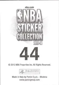 Back of Thaddeus Young