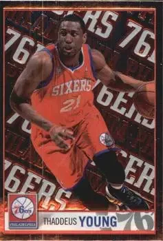 2013-14 Panini NBA Sticker Collection #44 Thaddeus Young