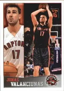 2013-14 Panini NBA Sticker Collection #45 Jonas Valančiūnas