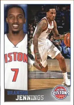 2013-14 Panini NBA Sticker Collection #81 Brandon Jennings