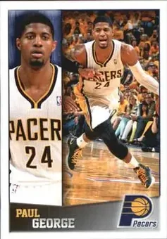 2013-14 Panini NBA Sticker Collection #91 - Paul George - Indiana Pacers 2013-14 Panini NBA Sticker Collection #91 - Paul George - Indiana Pacers