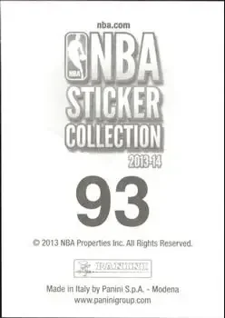 Back of Lance Stephenson