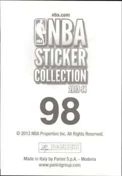 Back of Zaza Pachulia