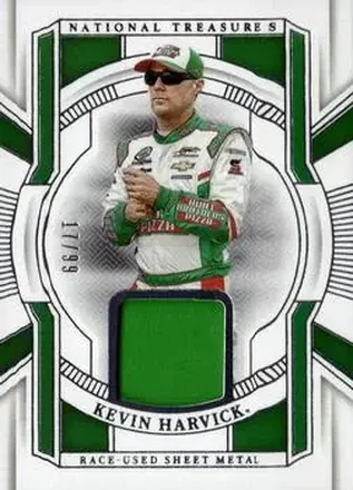 2025 Panini National Treasures - Race Used Sheet Metal #RUS-KHK - Kevin Harvick - JR Motorsports