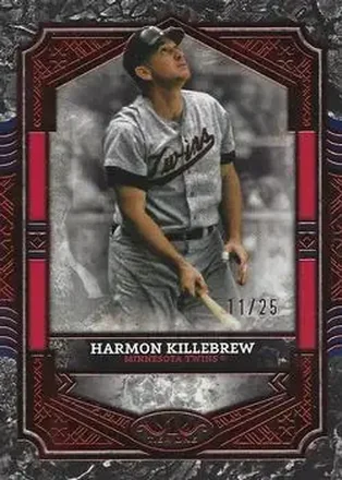 2025 Topps Tier One - Red Foil #3 - Harmon Killebrew - Minnesota Twins