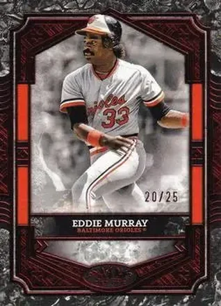 2025 Topps Tier One - Red Foil #10 - Eddie Murray - Baltimore Orioles