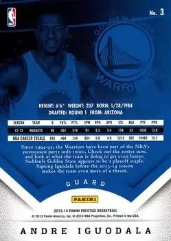 Back of Andre Iguodala