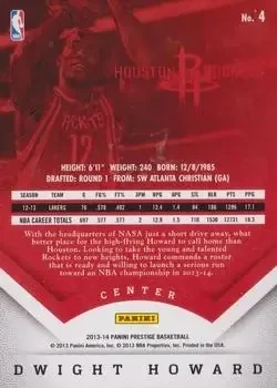 Back of Dwight Howard