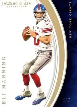 2016 Panini Immaculate Collection - Gold #84 - Eli Manning - New York Giants
