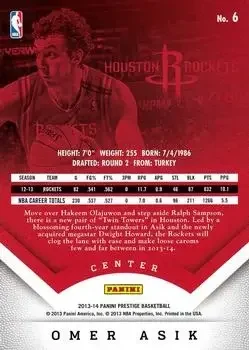 Back of Omer Asik