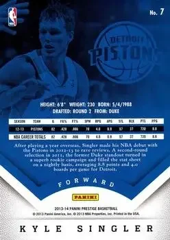 Back of Kyle Singler