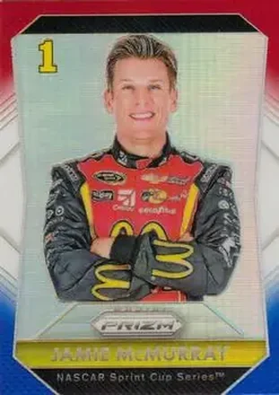 2016 Panini Prizm - Red, White & Blue Prizm #1 - Jamie McMurray - Chip Ganassi Racing with Felix Sabates