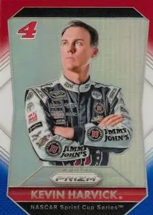 2016 Panini Prizm - Red, White & Blue Prizm #4 - Kevin Harvick - Stewart-Haas Racing